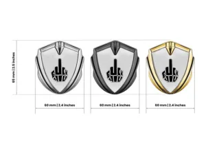 Emblem Silicon Badge Stainless Steel Alloy Edge